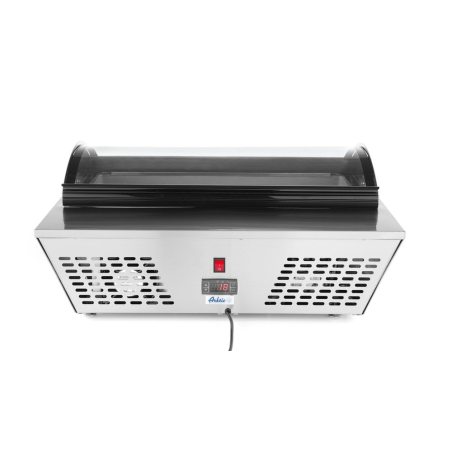 Vitrine de comptoir r&eacute;frig&eacute;r&eacute;e &agrave; salade Arktic 67L, 775x615x(H)235mm - Hendi