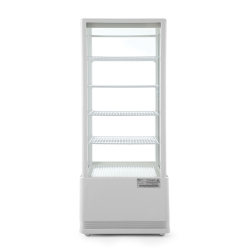 Vitrine R&eacute;frig&eacute;r&eacute;e de Table Arktic, 98 Litres, Blanche, 4 &eacute;tag&egrave;res - Hendi