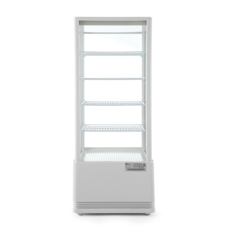 Vitrine R&eacute;frig&eacute;r&eacute;e de Table Arktic, 98 Litres, Blanche, 4 &eacute;tag&egrave;res - Hendi