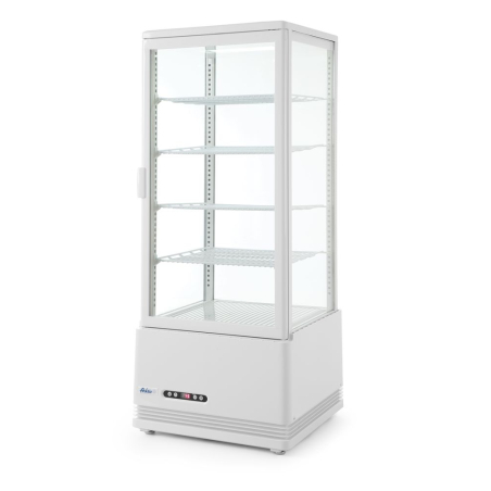 Vitrine R&eacute;frig&eacute;r&eacute;e de Table Arktic, 98 Litres, Blanche, 4 &eacute;tag&egrave;res - Hendi