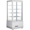 Vitrine R&eacute;frig&eacute;r&eacute;e de Table Arktic, 98 Litres, Blanche, 4 &eacute;tag&egrave;res - Hendi