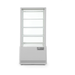 Vitrine de table r&eacute;frig&eacute;r&eacute;e 78L Blanc, Compresseur Inverter, 444x397x(H)940mm - Hendi