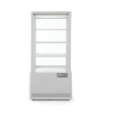Vitrine de table r&eacute;frig&eacute;r&eacute;e 78L Blanc, Compresseur Inverter, 444x397x(H)940mm - Hendi