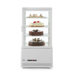 Vitrine R&eacute;frig&eacute;r&eacute;e de Table Professionnelle, 68L, Blanche, Classe &Eacute;nergie B - Hendi