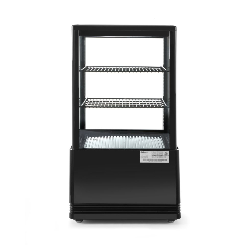 Vitrine de table r&eacute;frig&eacute;r&eacute;e 58 litres Arktic noir - Hendi