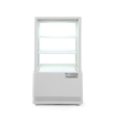 Vitrine de Table R&eacute;frig&eacute;r&eacute;e 58L, Blanche, 2-6&deg;C, 452x406x830mm - Hendi