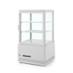 Vitrine de Table R&eacute;frig&eacute;r&eacute;e 58L, Blanche, 2-6&deg;C, 452x406x830mm - Hendi