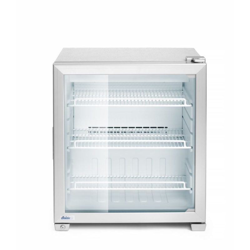 Vitrine r&eacute;frig&eacute;r&eacute;e n&eacute;gative de table 90L Arktic, d&eacute;givrage auto, LED - Hendi