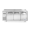 R&eacute;frig&eacute;rateur comptoir 3 portes Kitchen Line 390L, 1800x600x(H)886mm - Hendi