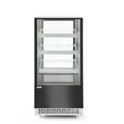 Vitrine R&eacute;frig&eacute;r&eacute;e Professionnelle 3 &Eacute;tag&egrave;res Inclin&eacute;es Arktic 300L (0-6&deg;C) - Hendi