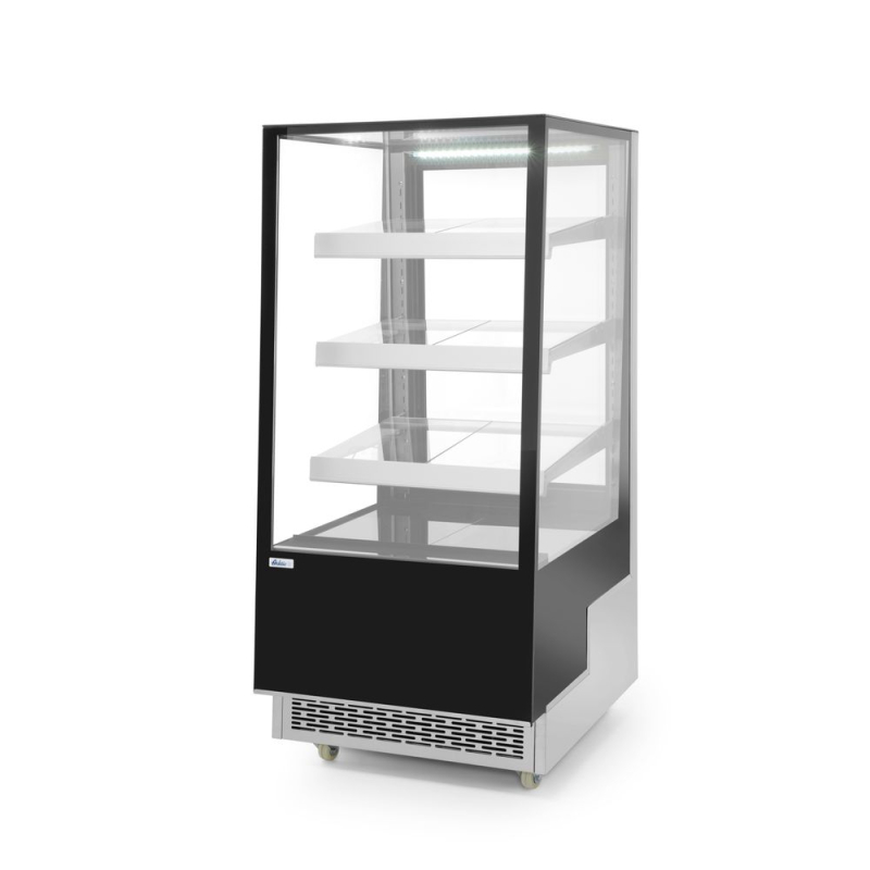 Vitrine R&eacute;frig&eacute;r&eacute;e Professionnelle 3 &Eacute;tag&egrave;res Inclin&eacute;es Arktic 300L (0-6&deg;C) - Hendi