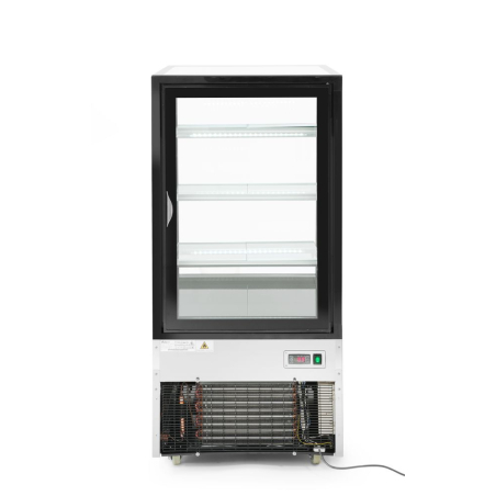 Vitrine R&eacute;frig&eacute;r&eacute;e Professionnelle 3 &Eacute;tag&egrave;res Inclin&eacute;es Arktic 300L (0-6&deg;C) - Hendi