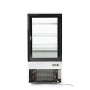 Vitrine R&eacute;frig&eacute;r&eacute;e Professionnelle 3 &Eacute;tag&egrave;res Inclin&eacute;es Arktic 300L (0-6&deg;C) - Hendi