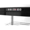 Vitrine r&eacute;frig&eacute;r&eacute;e professionnelle 270L, Arktic, Noire, 556x526x1913mm - Hendi