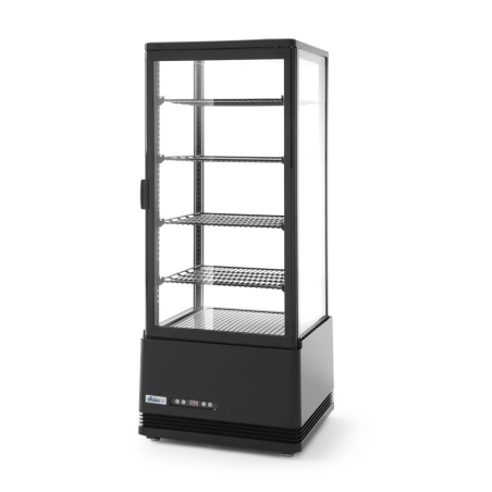 Vitrine de table r&eacute;frig&eacute;r&eacute;e Arktic 98L Noire 444x397x1100mm - Hendi
