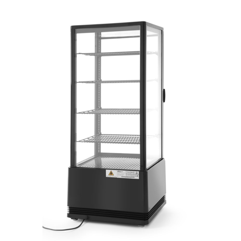 Vitrine de table r&eacute;frig&eacute;r&eacute;e Arktic 98L Noire 444x397x1100mm - Hendi