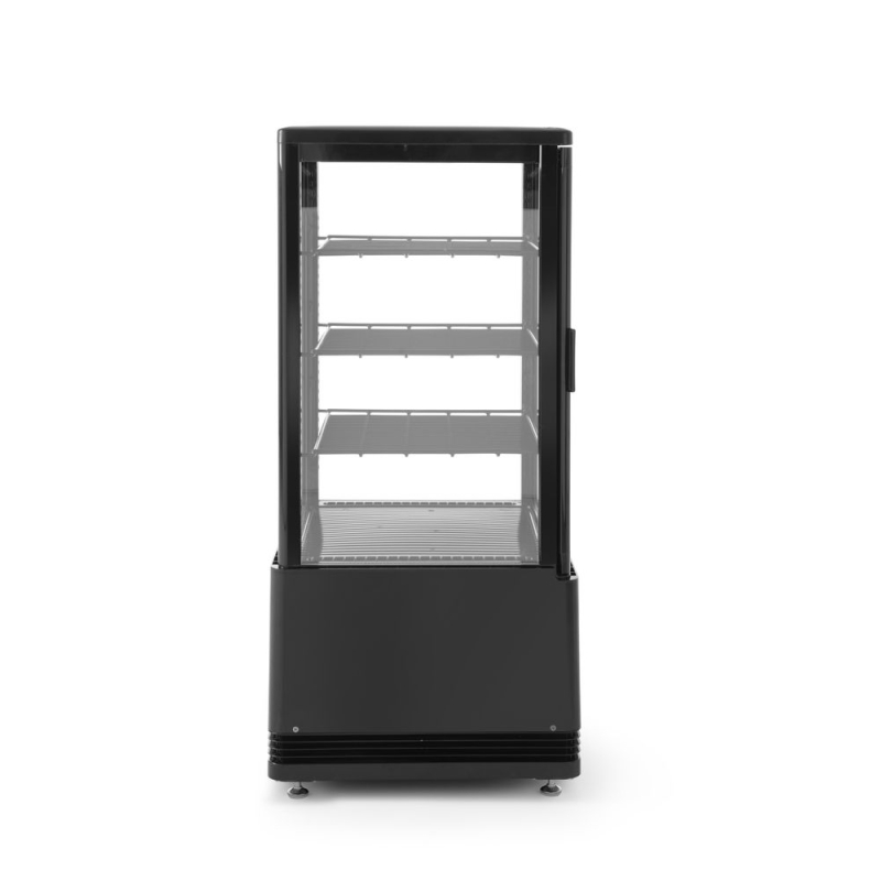 Vitrine de table r&eacute;frig&eacute;r&eacute;e 68 litres Arktic Noir 2/6&deg;C, Compresseur Inverter, 444x397x(H)875mm - Hendi