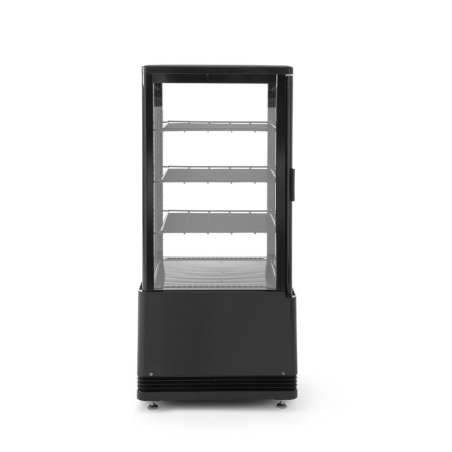 Vitrine de table r&eacute;frig&eacute;r&eacute;e 68 litres Arktic Noir 2/6&deg;C, Compresseur Inverter, 444x397x(H)875mm - Hendi