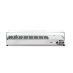 Vitrine R&eacute;frig&eacute;r&eacute;e Professionnelle Arktic 8x GN 1/4 - 1805x335x460mm - Hendi