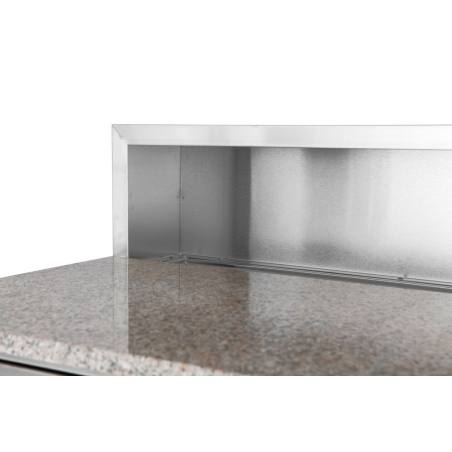 Saladette Pizza Professionnelle 2 Portes, 300L, R&eacute;frig&eacute;r&eacute;e, Acier Inox, 900mm - Hendi