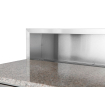 Saladette Pizza Professionnelle 2 Portes, 300L, R&eacute;frig&eacute;r&eacute;e, Acier Inox, 900mm - Hendi