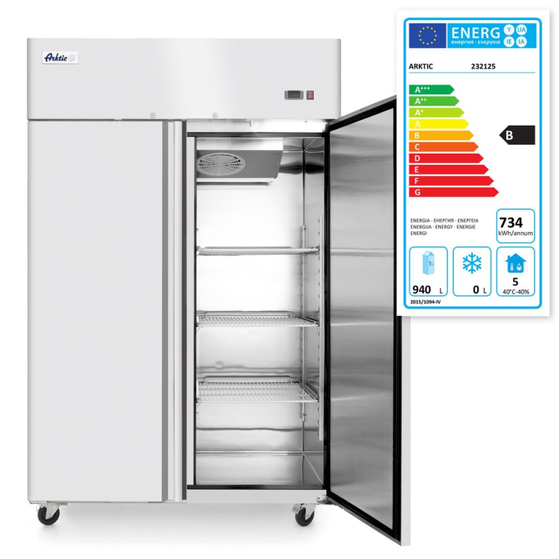 R&eacute;frig&eacute;rateur Double Porte Professionnel Profi Line GN 2/1 - 1240 L - Hendi
