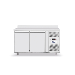 R&eacute;frig&eacute;rateur Comptoir Profi Line 280L, Deux Portes, GN 1/1, 1360x700x(H)879mm - Hendi