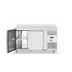R&eacute;frig&eacute;rateur Comptoir Profi Line 280L, Deux Portes, GN 1/1, 1360x700x(H)879mm - Hendi