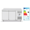 R&eacute;frig&eacute;rateur Comptoir Profi Line 280L, Deux Portes, GN 1/1, 1360x700x(H)879mm - Hendi