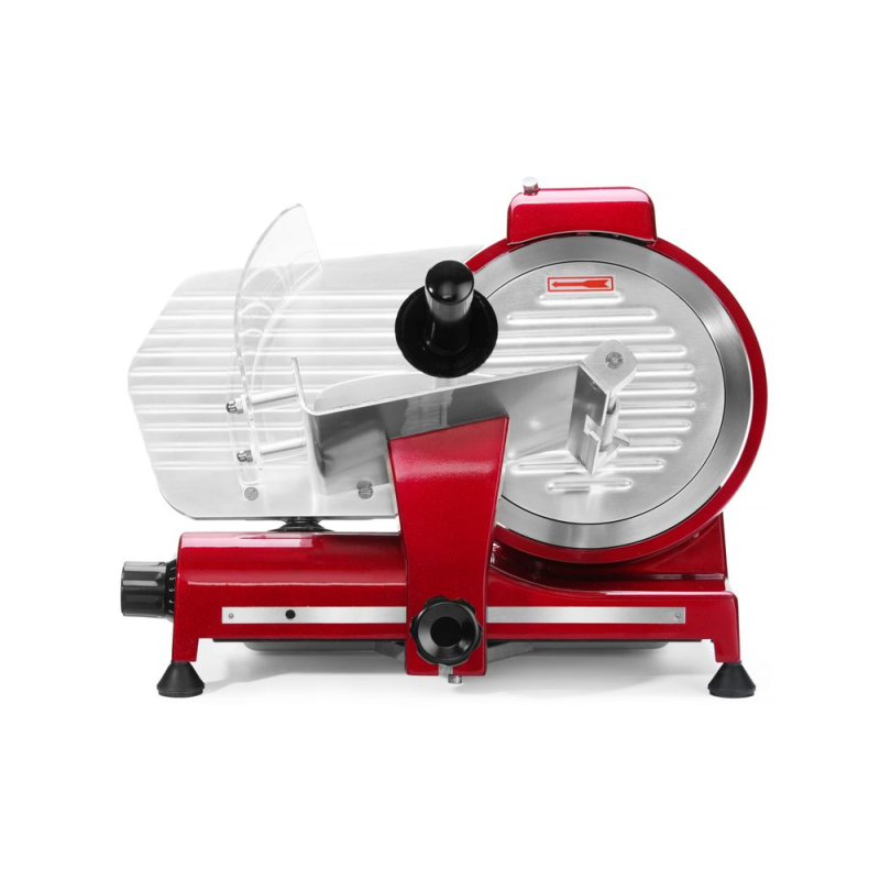 Trancheuse professionnelle Profi Line lame &Oslash; 250 mm rouge pour charcuterie et viande - Hendi
