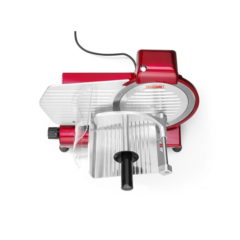 Trancheuse professionnelle Profi Line lame &Oslash; 250 mm rouge pour charcuterie et viande - Hendi
