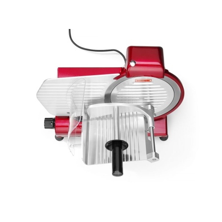 Trancheuse professionnelle Profi Line lame &Oslash; 250 mm rouge pour charcuterie et viande - Hendi