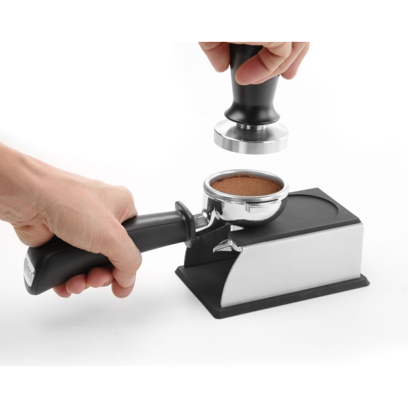 Support de Tasseur &agrave; Caf&eacute; en Silicone et Plastique pour Porte-Filtre (91x141x55mm) - Hendi