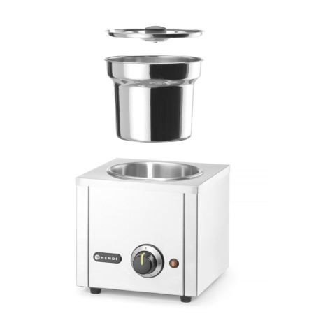 Marmite Thermo-syst&egrave;me Professionnelle en Acier Inoxydable 4L 200W - Hendi