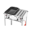 Plancha Gril Professionnel Gaz Acier Inoxydable 11kW 850x675x600mm - Hendi