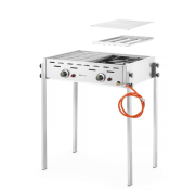 R&ocirc;tissoire professionnelle Roast-Master Pro 11,6kW Inox 790x560x(H)900mm - Hendi