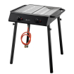 Barbecue Gril &agrave; Gaz Noir Xantos, 9.5kW, Professionnel - Hendi