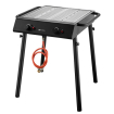 Barbecue Gril &agrave; Gaz Noir Xantos, 9.5kW, Professionnel - Hendi