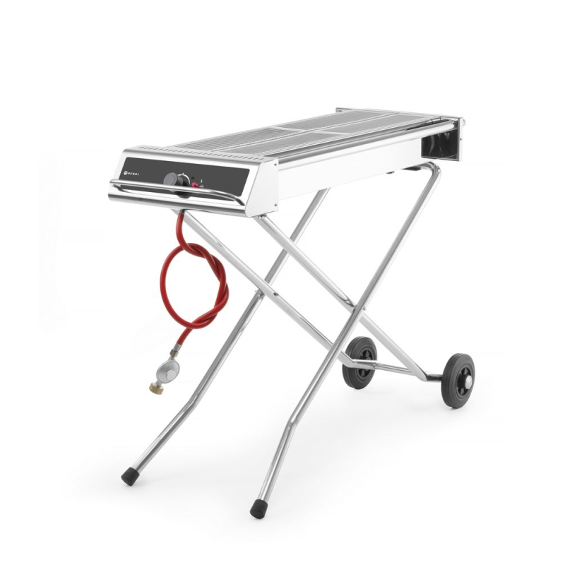 Barbecue Grill &agrave; Gaz Propane Powergrill Xenon Pro 7,5kW avec Support Pliable - Hendi