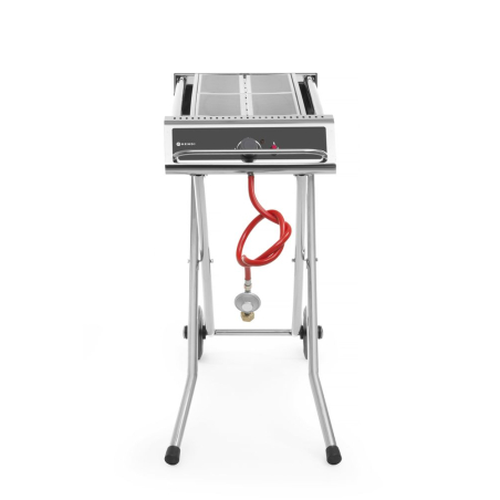 Barbecue Grill &agrave; Gaz Propane Powergrill Xenon Pro 7,5kW avec Support Pliable - Hendi