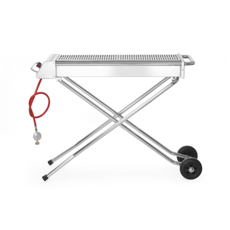 Barbecue Grill &agrave; Gaz Propane Powergrill Xenon Pro 7,5kW avec Support Pliable - Hendi