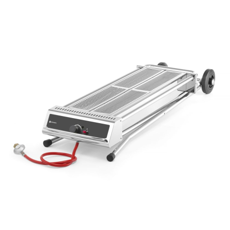 Barbecue Grill &agrave; Gaz Propane Powergrill Xenon Pro 7,5kW avec Support Pliable - Hendi