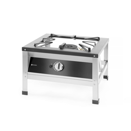 R&eacute;chaud &agrave; gaz Kitchen Line XL professionnel inox 10,8kW avec thermocouple et allumage &eacute;lectronique - Hendi
