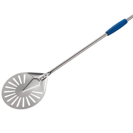 Petite pelle ronde en inox &Oslash; 200 mm perfor&eacute;e - Diamond - I-20F