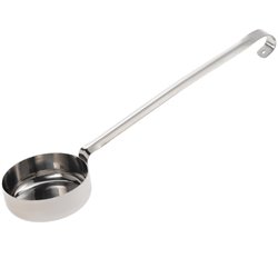 Louche en acier inox, fond plat 170 gr - Diamond - LC-170