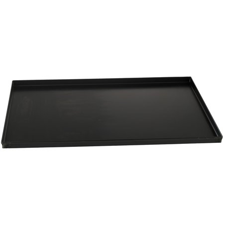 Plaque en t&ocirc;le noire 600x400 bord droit 20 mm - Diamond - PLQ-60/20