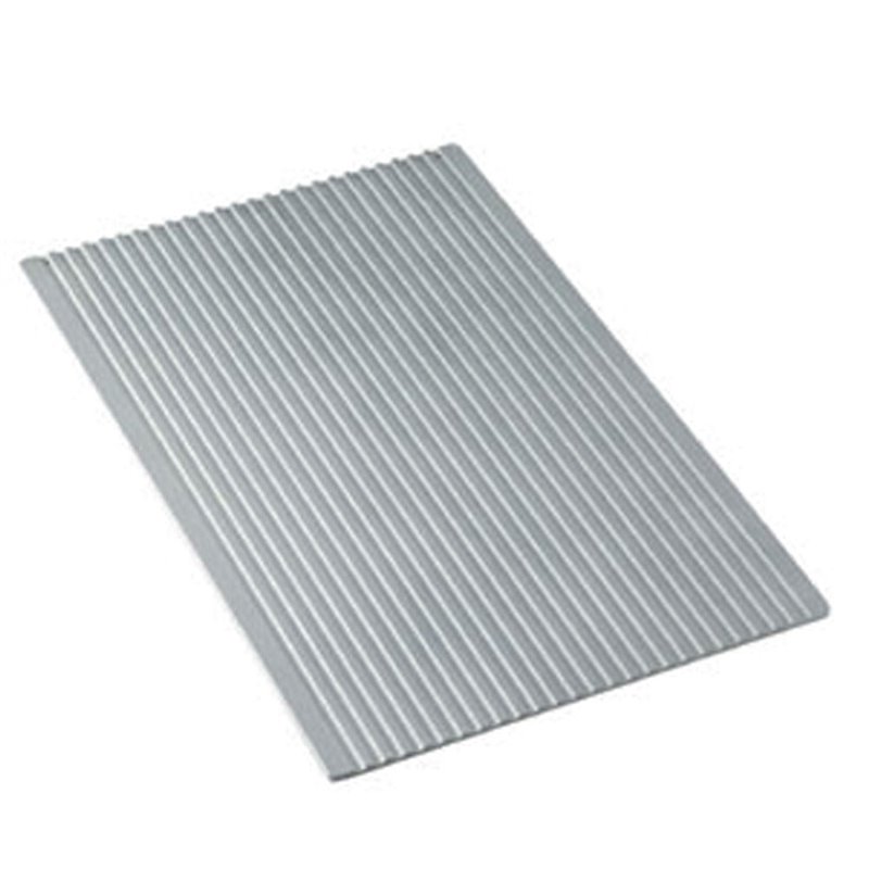 Plaque nervur&eacute;e GN 1/1, pour griller viandes, l&eacute;gumes, etc. - Diamond - AC/PN-GL-X