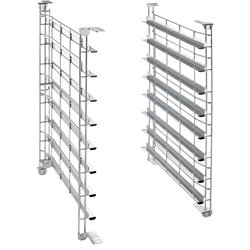 Structure (Dx & Gx) plats 600X400, pour fours 10x GN 1/1 - Diamond - AC/SE-10-X