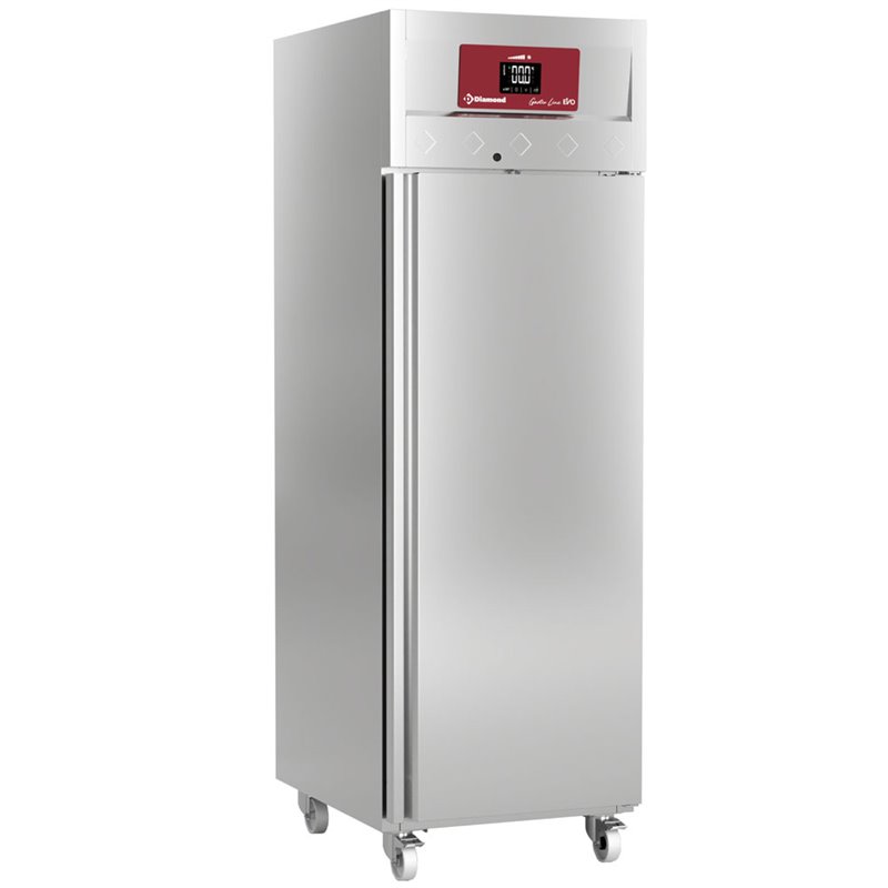Armoire frigorifique ventil&eacute;e 700 Lit. 1 porte (GN 2/1), sur roues - Diamond - ID70/R6C