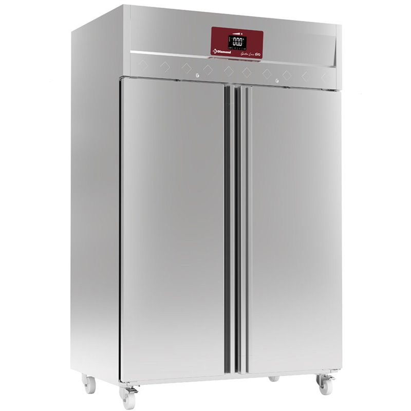 Armoire de cong&eacute;lation ventil&eacute;e 1400 Lit. 2 portes GN 2/1, sur roues - Diamond - IE140/R9